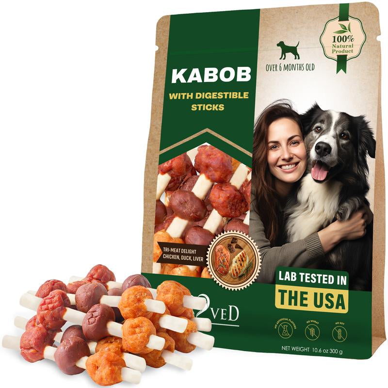 Beloved Pets Kabobs Dog Treats with Duck & Chicken